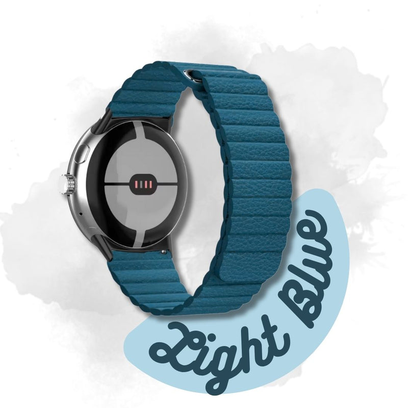 Leder Armband Loop mit Magnet für Samsung Huawei Amazfit Watch 20mm 22mm