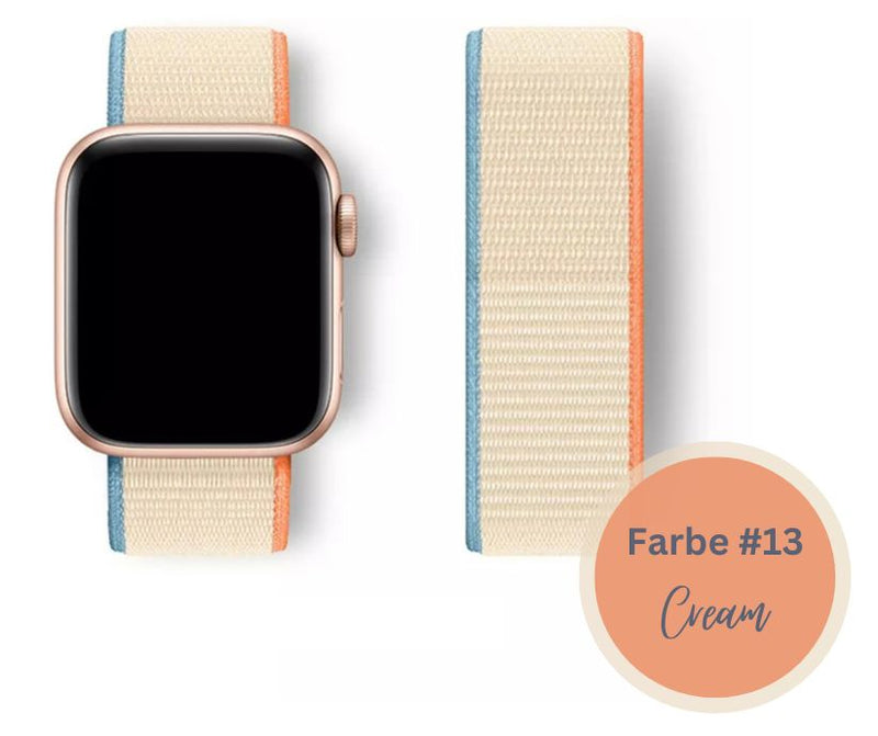 Nylon Apple Watch Ultra / Ultra 2 Armband Sport Loop mit Klettverschluss Series 9 8 7 6 5 4 3 2 1 & SE