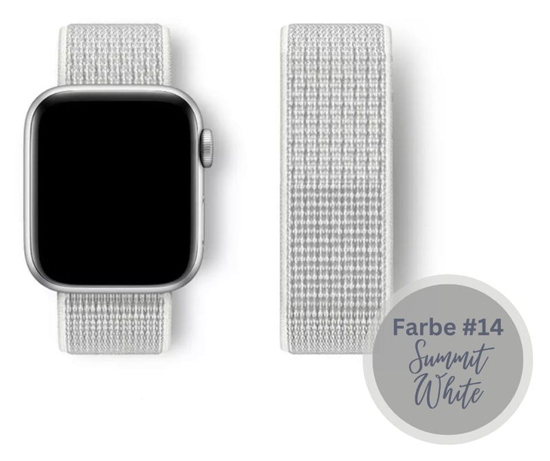 Nylon Apple Watch Ultra / Ultra 2 Armband Sport Loop mit Klettverschluss Series 9 8 7 6 5 4 3 2 1 & SE