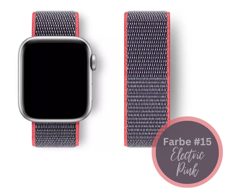 Nylon Apple Watch Ultra / Ultra 2 Armband Sport Loop mit Klettverschluss Series 9 8 7 6 5 4 3 2 1 & SE