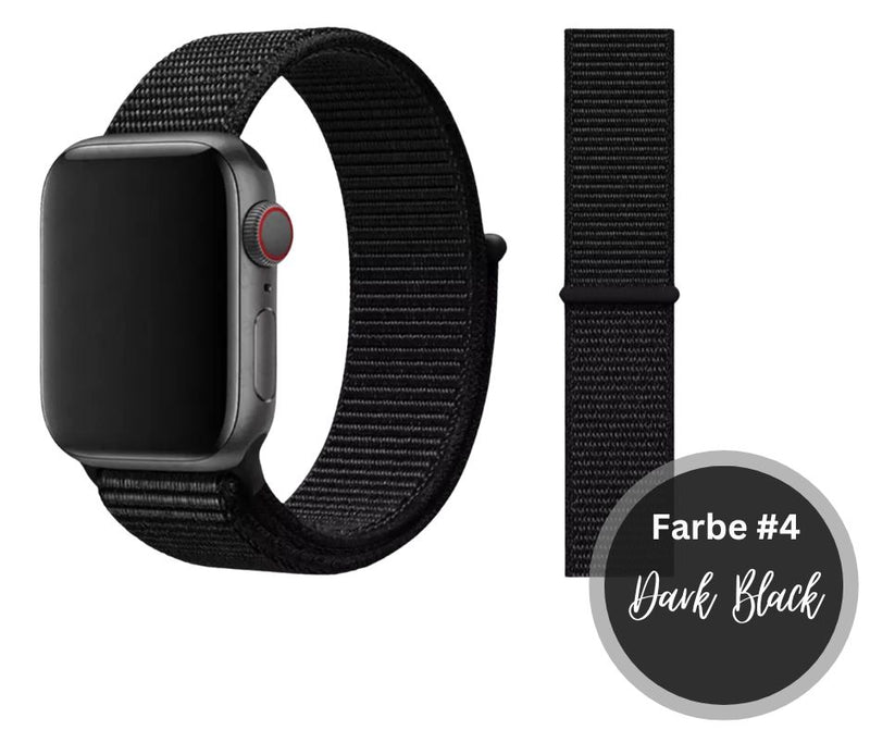 Nylon Apple Watch Ultra / Ultra 2 Armband Sport Loop mit Klettverschluss Series 9 8 7 6 5 4 3 2 1 & SE