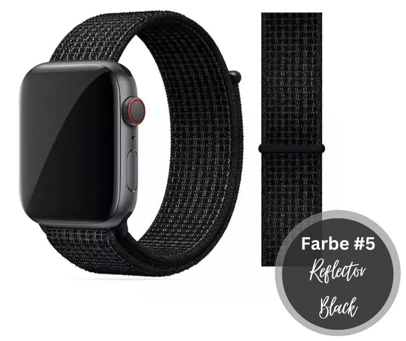 Nylon Apple Watch Ultra / Ultra 2 Armband Sport Loop mit Klettverschluss Series 9 8 7 6 5 4 3 2 1 & SE