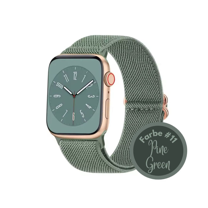 Nylon Sport elastisches Armband für Apple Watch Ultra / Ultra 2 Series 10 9 8 7 6 5 4 3 2 1 SE