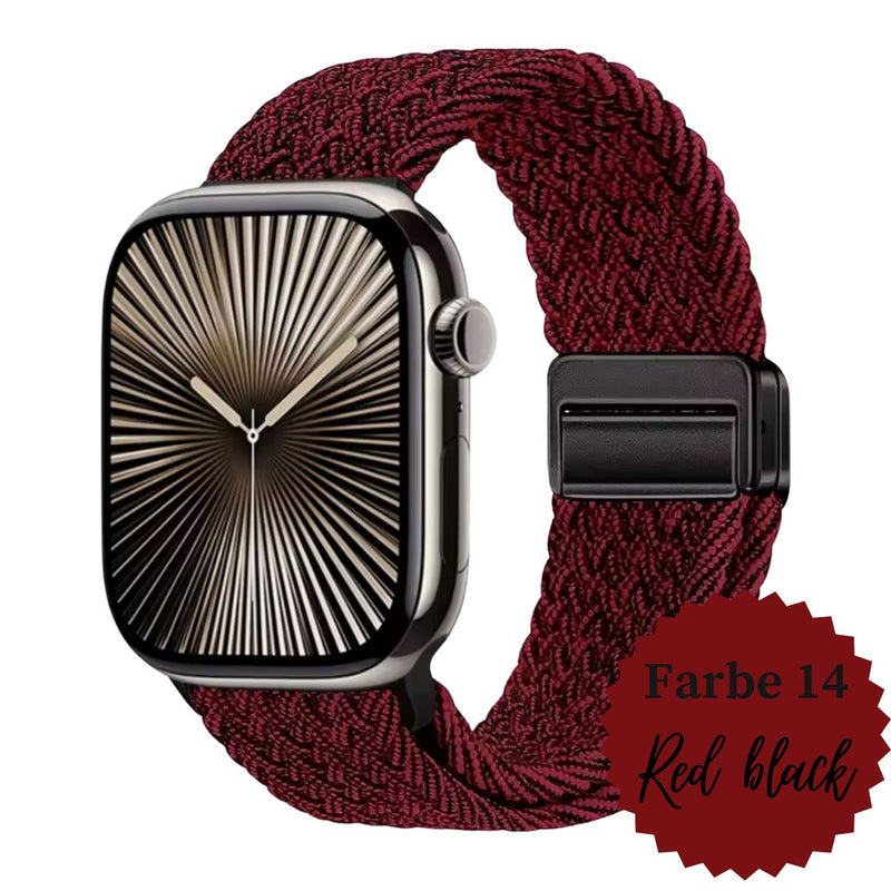 Apple Watch geflochten Armband Ultra / Ultra 2 / Ultra 3 und Series 11/10/9/8/7/6/5/4/3/2/1 & SE mit Magnet