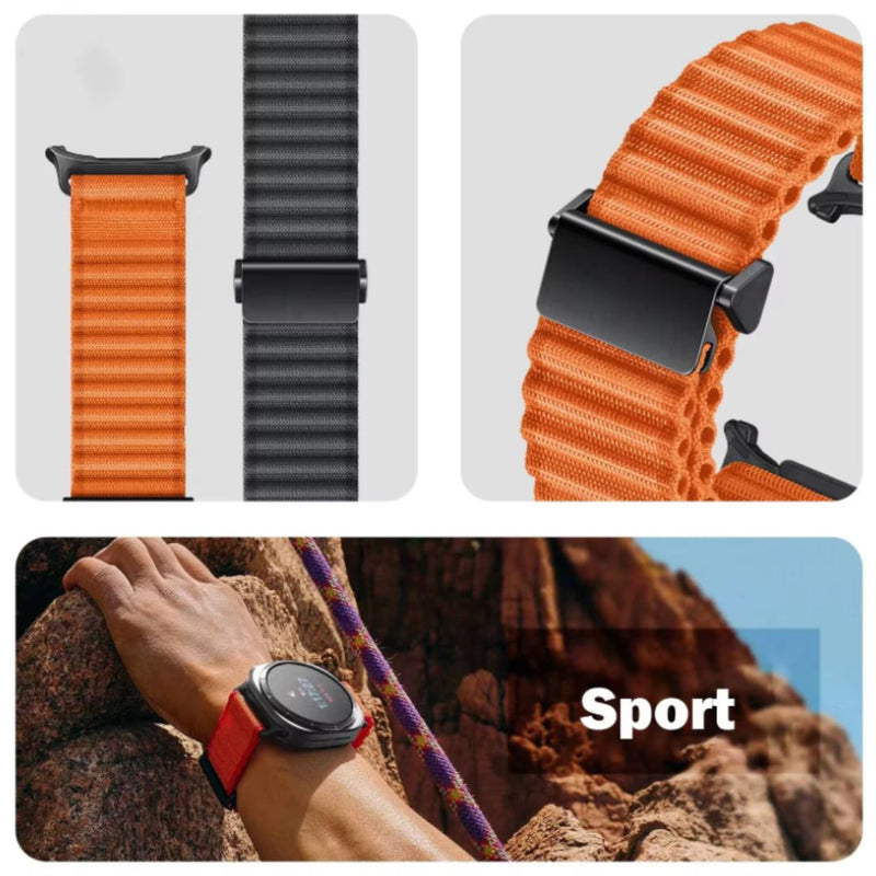 Für Samsung Galaxy Watch Ultra Armand Nylon Trail Loop 47mm