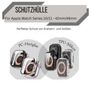Apple Watch Schutzhülle mit 9H Glas - Schutz Case für Series 10/11 (42/46mm)