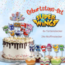 Muffinstecker Kuchendekoration für Kindergeburtstag Tortenstecker