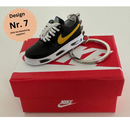 3D Sneaker Schlüsselanhänger im Mini Schuhkarton – Nike Air Force Style – Kult Keychain für Sneaker Fans
