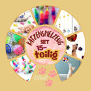 Katzenspielzeug Zubehör für Katzen Starter Set Interaktiv 25 Teile Paket