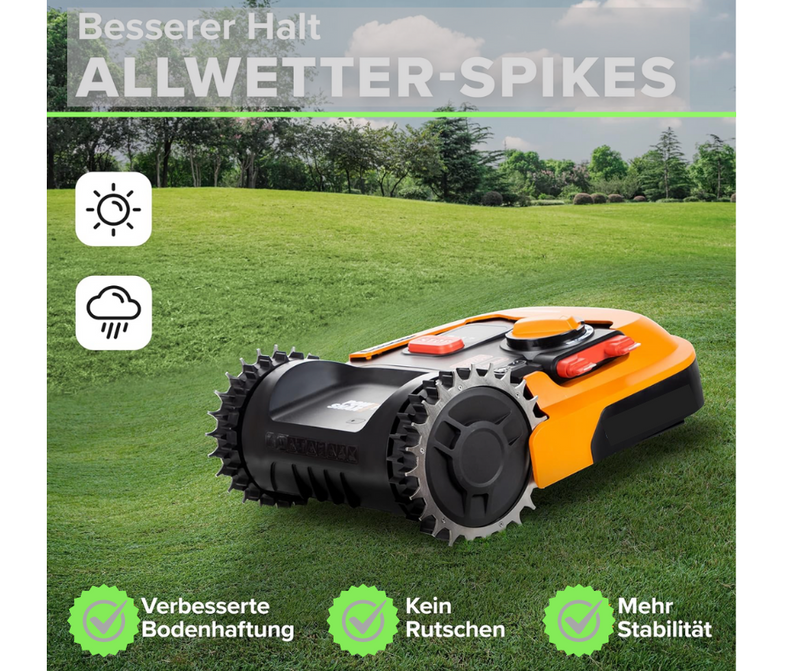 Spikes Edelstahl für Worx Landroid S/M Mähroboter Rasen Roboter