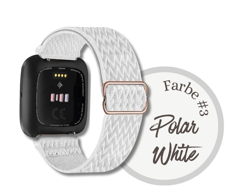 Armband elastisch für Fitbit Versa und Versa 2 Nylon Loop