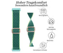 Armband elastisch für Fitbit Versa und Versa 2 Nylon Loop