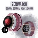 ZENWATCH Nylon Sport Armband Zenara Watch Venice 20mm 22mm Band elastisch