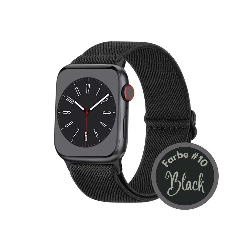 Nylon Sport elastisches Armband für Apple Watch Ultra / Ultra 2 Series 10 9 8 7 6 5 4 3 2 1 SE