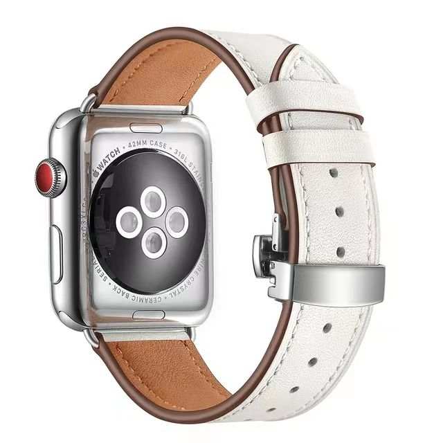 Leder Armband Apple Watch Ultra / Ultra 2 und Series 9/8/7/6/5/4/3/2/1 & SE