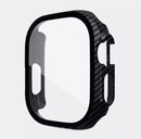 Schutzhülle mit Glas für Apple Watch Series 7 / 8 / 9 / 10 / 11 Ultra / Ultra 2 / Ultra 3 Case 9H Glas 41 42 44 45 46 49mm