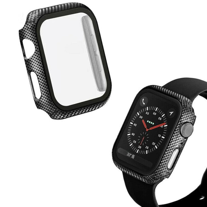 Für Apple Watch 6 5 4 3 SE Schutzhülle Glas Bumper 