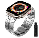 Edelstahl Titan Metall Armband für Apple Watch Ultra Series 11 10 9 8 7 6 5 4 3 2 1 SE