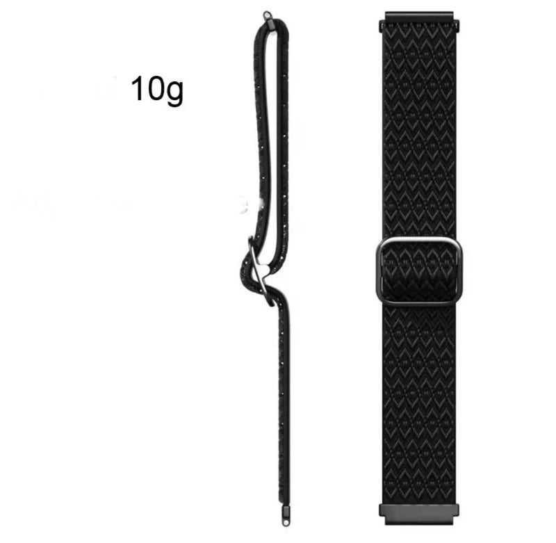 Nylon Loop Armband elastisch für Smartwatch 20mm 22mm Samsung Amazfit Huawei Garmin