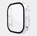 Schutzhülle mit Glas für Apple Watch Series 7 / 8 / 9 / 10 / 11 Ultra / Ultra 2 / Ultra 3 Case 9H Glas 41 42 44 45 46 49mm