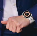 Edelstahl Titan Metall Armband für Apple Watch Ultra Series 11 10 9 8 7 6 5 4 3 2 1 SE