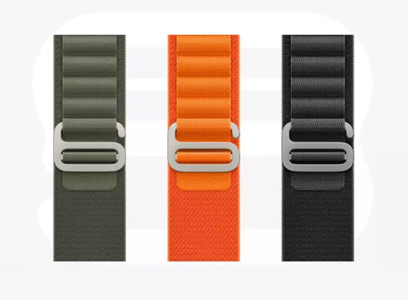 Nylon Armband Apple Watch Ultra und Series 8/7/6/5/4/3/2/1 & SE mit G-Haken