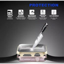 Für Apple Watch 6 5 4 Schutzhülle Alu Glas Bumper ✅ schwarz 