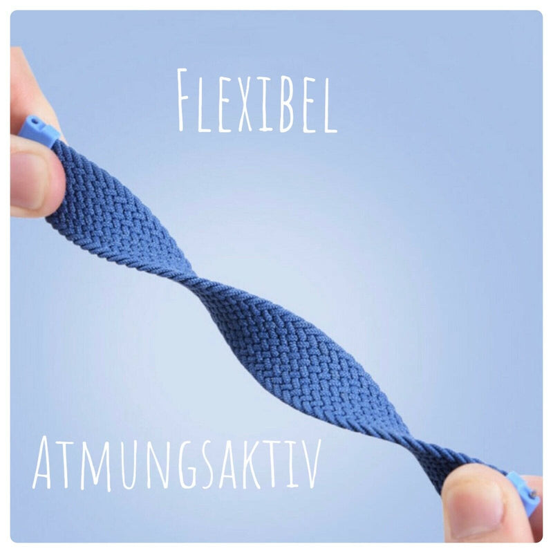 Armband Nylon Geflochten Für Samsung 20 22 mm ✅ Huawei 