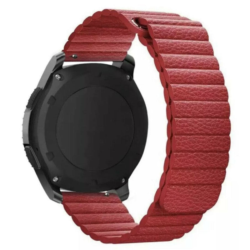 Für Huawei GT Active HONOR Leder Armband Magnet 20mm 22mm 