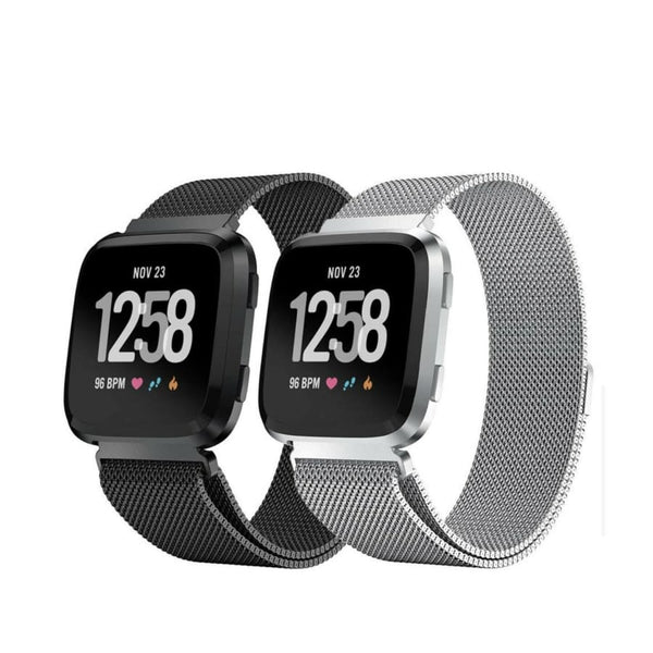 Für Fitbit Versa und Versa 2 Armband ✅ Milanese Metall 