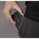 Kartenhalter Geldklammer ✅ Carbonfaser Mini Slim Etui 