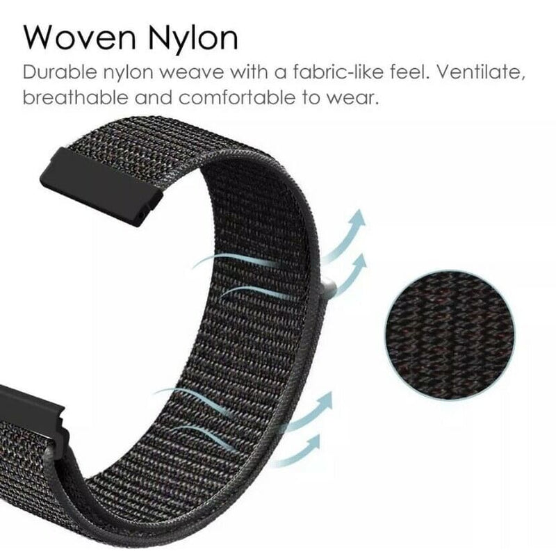 Für Fitbit Versa und Versa 2 Armband Nylon Loop 