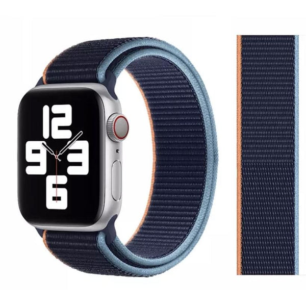 Nylon Loop Sportarmband für Apple Watch Series 7 6 5 4 3 2 1