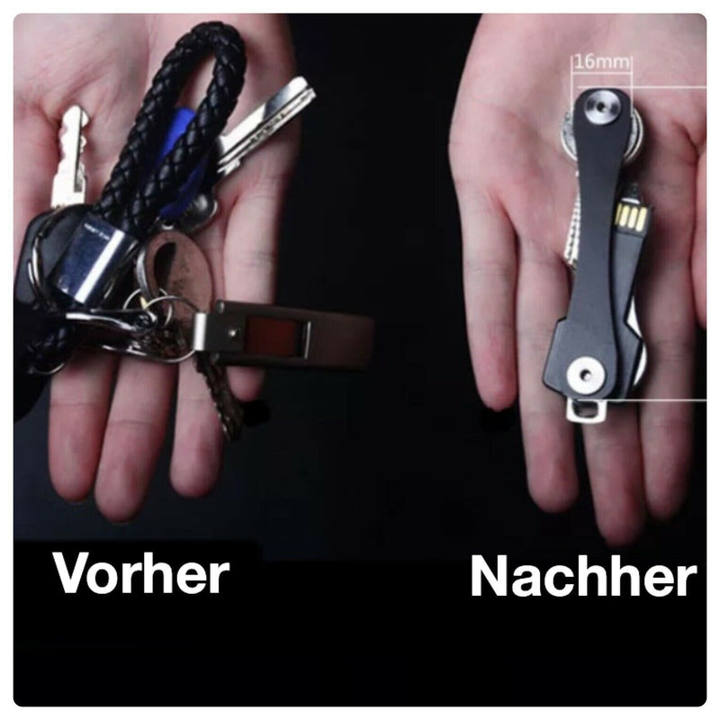 Schlüssel Organizer Schlüsselbund Alu Key Holder Etui 