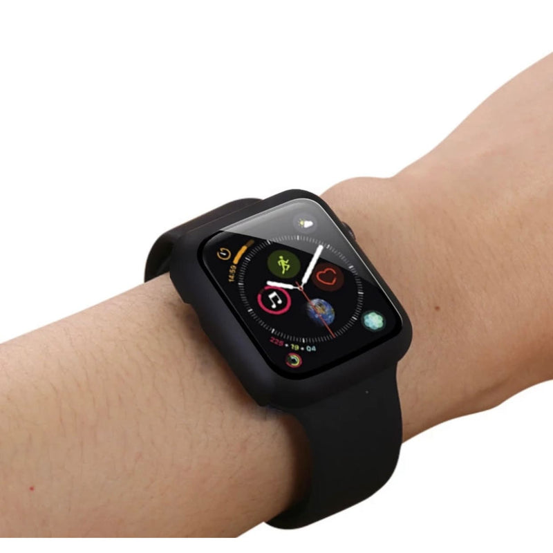 Schutzhülle 2x für Apple Watch Series 7 Case Glas 41mm 45mm 