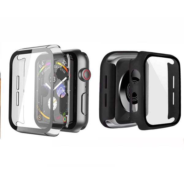 Schutzhülle 2x für Apple Watch Series 7 Case Glas 41mm 45mm 