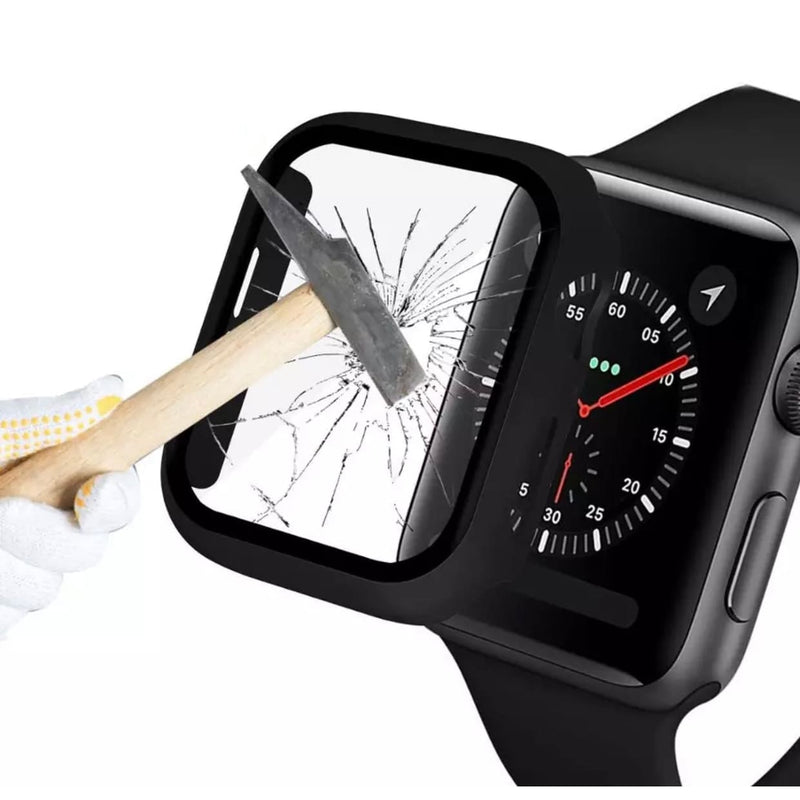 Schutzhülle 2x für Apple Watch Series 7 Case Glas 41mm 45mm 