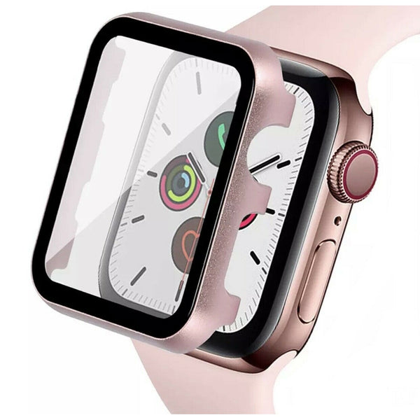 Für Apple Watch SE 6 5 4 3 Schutzhülle Alu Glas ⭐️ 