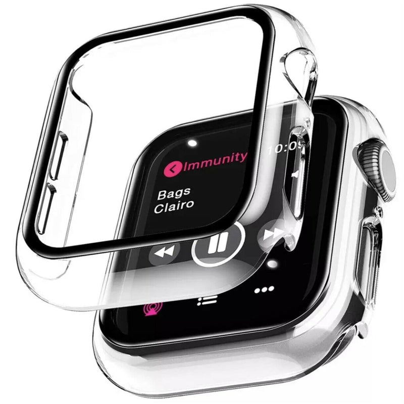 Für Apple Watch 4/5/6/SE Schutzhülle Glas Hülle ✅ Display 