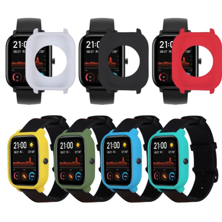 Schutzhülle Huami Amazfit GTS SmartWatch Silikon Case farbig