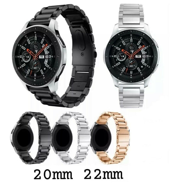 Für Samsung Galaxy Aktive 2 Gear S 3 Stainless Steel Metall 