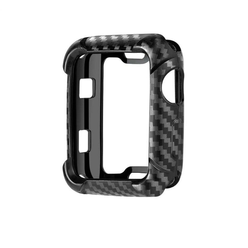 Für Apple Watch Schutzhülle SE 6 5 4 3 2 Carbon Optik ✅ Case