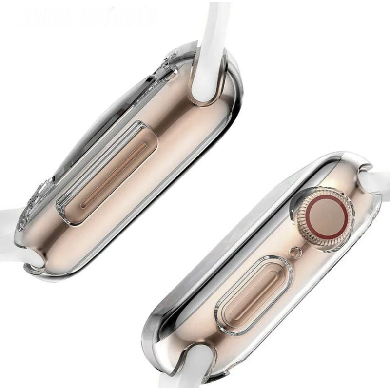 Schutzhülle Für Apple Watch Series 7 ✅ TPU Silikon klar 41 