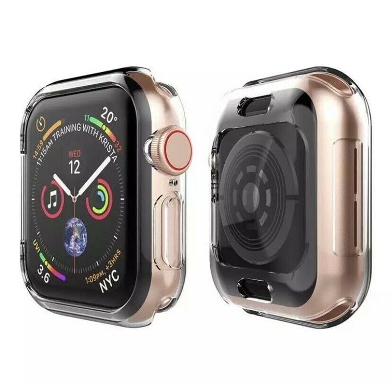 Für Apple Watch Schutzhülle SE 6 5 4 3 klar Case Weiche TPU 